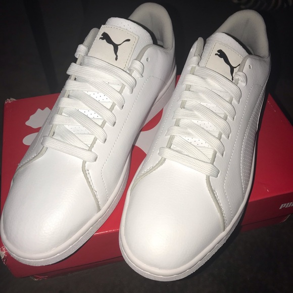 puma bmw mms smash v2 white sneakers